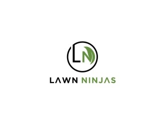 Lawn Ninjas logo design by bricton