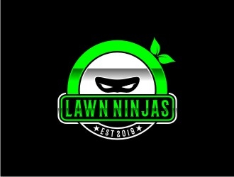 Lawn Ninjas logo design by bricton