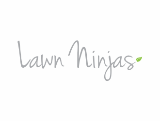 Lawn Ninjas logo design by eagerly