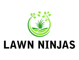 Lawn Ninjas logo design by jetzu