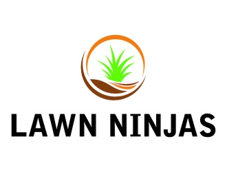 Lawn Ninjas logo design by jetzu