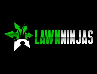 Lawn Ninjas logo design by daywalker