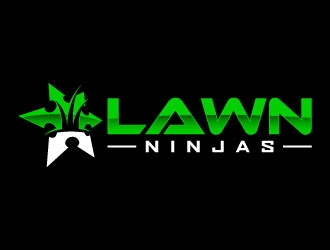 Lawn Ninjas logo design by daywalker