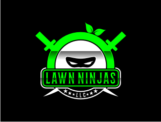 Lawn Ninjas logo design by bricton