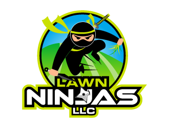 Lawn Ninjas logo design by torresace