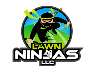 Lawn Ninjas logo design by torresace