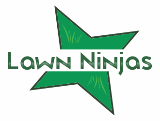 Lawn Ninjas logo design by Upiq13