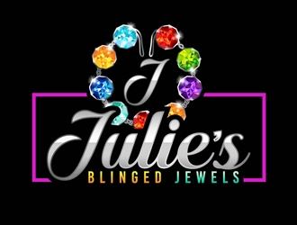 Julies Blinged Jewels logo design by DreamLogoDesign