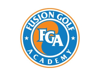 Fusion Golf Academy logo design by Gaze