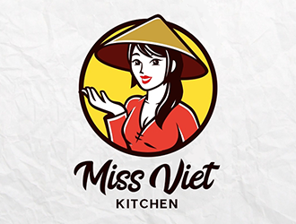 miss viet kitchen logo design by Optimus