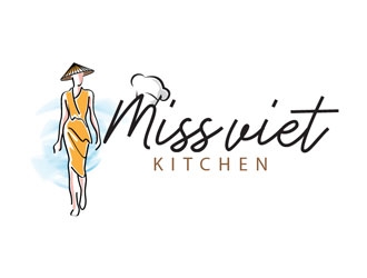 miss viet kitchen logo design by LogoInvent