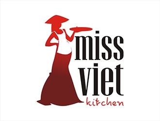 miss viet kitchen logo design by gitzart