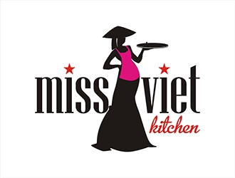 miss viet kitchen logo design by gitzart