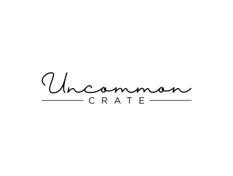 Uncommon crate logo design by RIANW