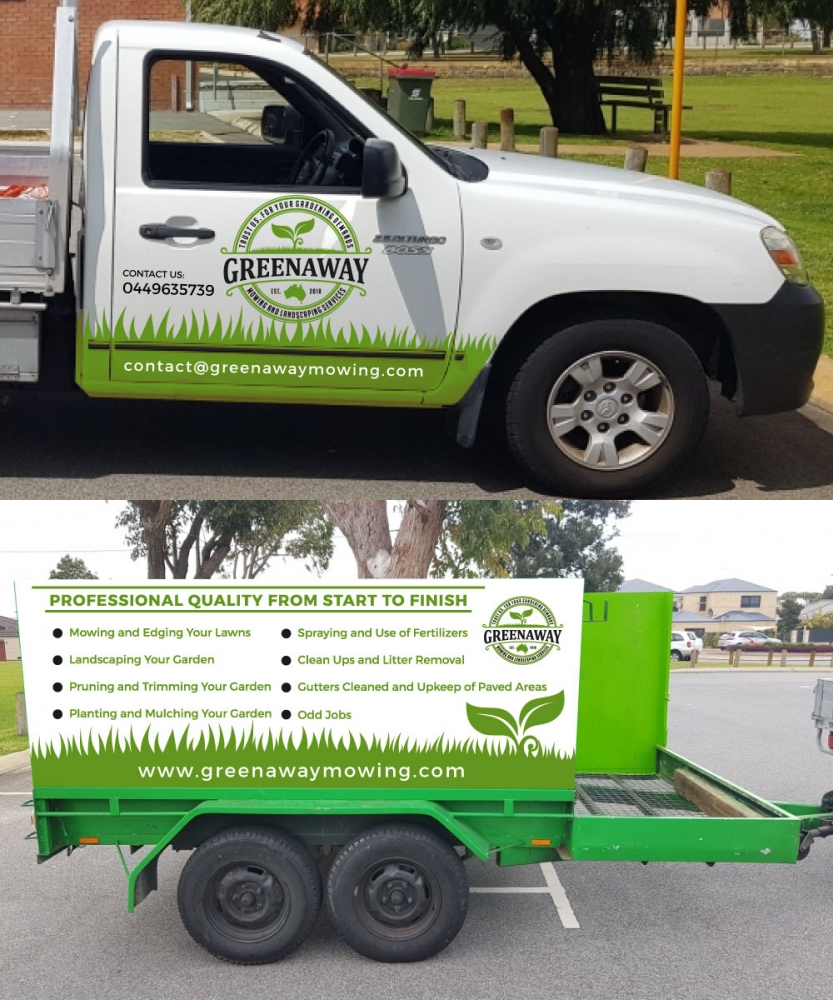 Greenaway - Mowing and Landscaping Services  logo design by Gelotine
