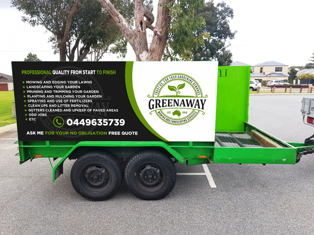 Greenaway - Mowing and Landscaping Services  logo design by Kindo