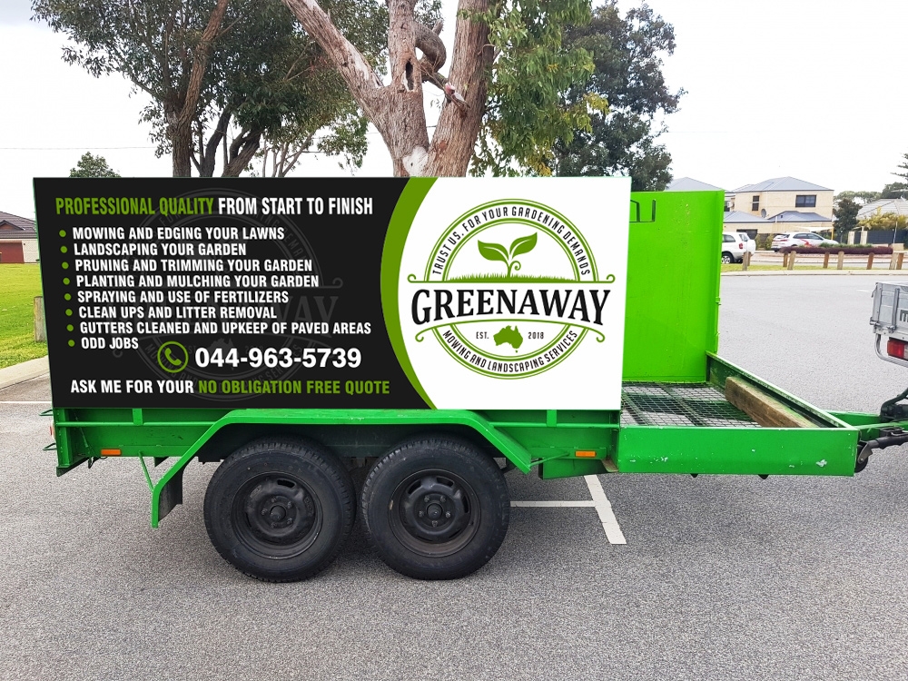 Greenaway - Mowing and Landscaping Services  logo design by Kindo