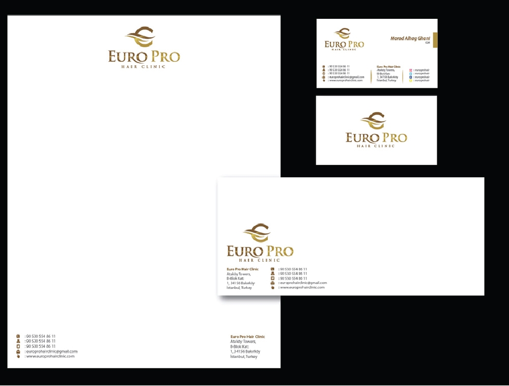 Euro Pro Hair Clinic logo design by GraphicTech