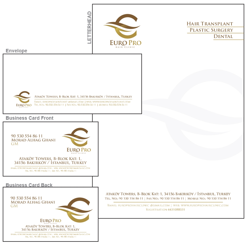 Euro Pro Hair Clinic logo design by Preet