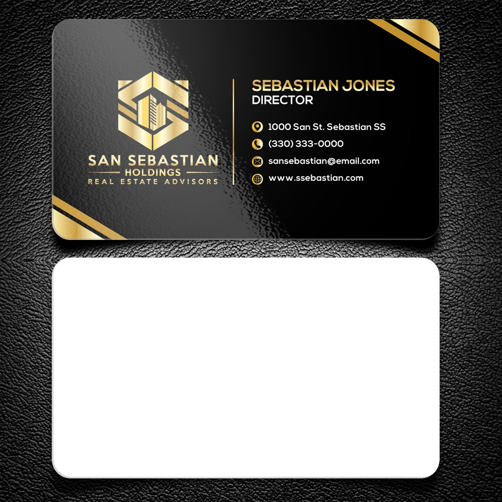 San Sebastian Holdings Real Estate Advisors logo design by scriotx