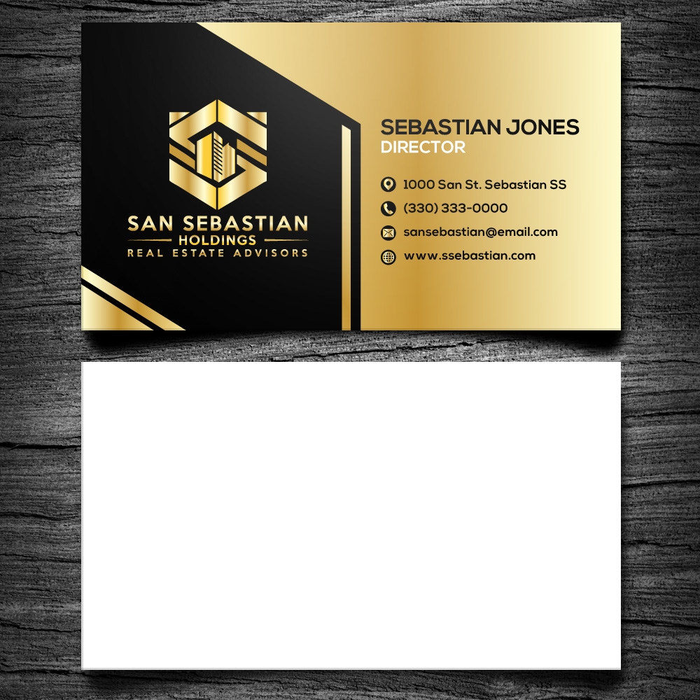 San Sebastian Holdings Real Estate Advisors logo design by scriotx