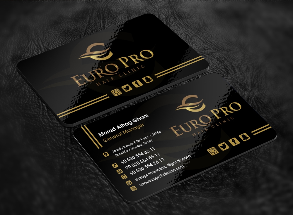 Euro Pro Hair Clinic logo design by abss