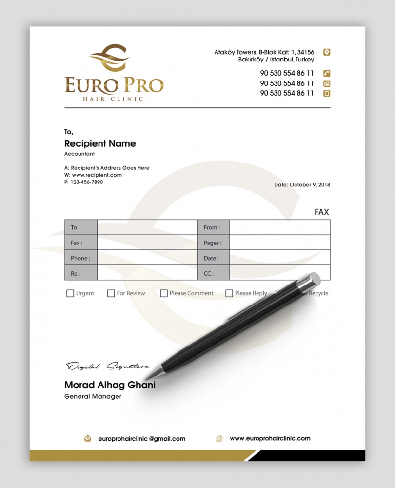 Euro Pro Hair Clinic logo design by abss