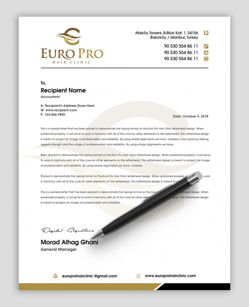 Euro Pro Hair Clinic logo design by abss