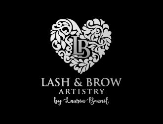 Lovely Lashes and Brows by Lauren Bonnell logo design by torresace