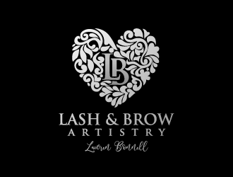 Lovely Lashes and Brows by Lauren Bonnell logo design by torresace