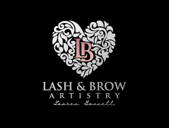 Lovely Lashes and Brows by Lauren Bonnell logo design by torresace