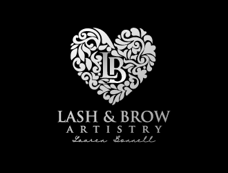 Lovely Lashes and Brows by Lauren Bonnell logo design by torresace