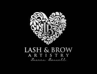 Lovely Lashes and Brows by Lauren Bonnell logo design by torresace
