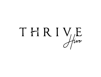 Thrive Hive logo design by maserik