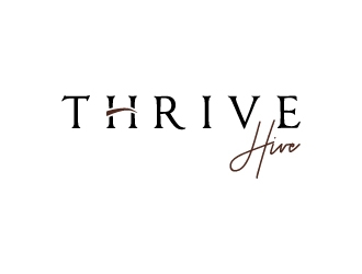 Thrive Hive logo design by maserik
