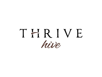 Thrive Hive logo design by maserik