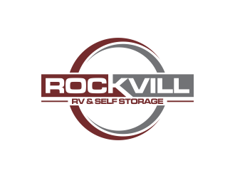 Rockvill RV & Self Storage logo design by oke2angconcept