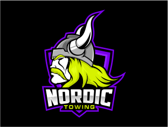 Nordic Towing logo design by evdesign
