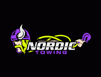 Nordic Towing logo design by lestatic22