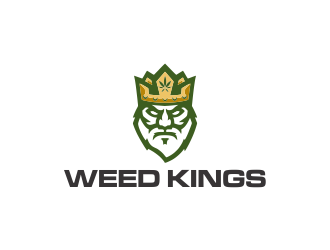Weed Kings logo design by oke2angconcept