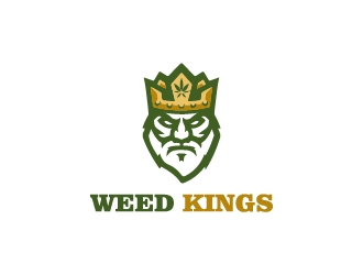 Weed Kings logo design by maserik