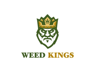 Weed Kings logo design by maserik