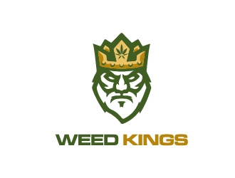 Weed Kings logo design by maserik