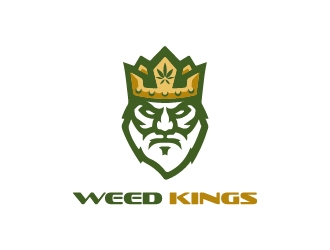 Weed Kings logo design by maserik