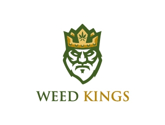 Weed Kings logo design by maserik