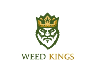 Weed Kings logo design by maserik