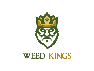 Weed Kings logo design by maserik