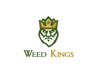 Weed Kings logo design by maserik