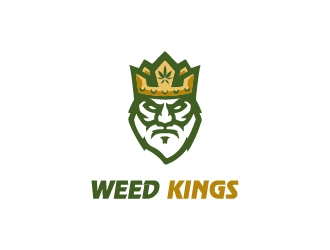 Weed Kings logo design by maserik