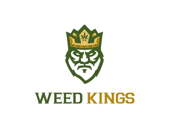 Weed Kings logo design by maserik